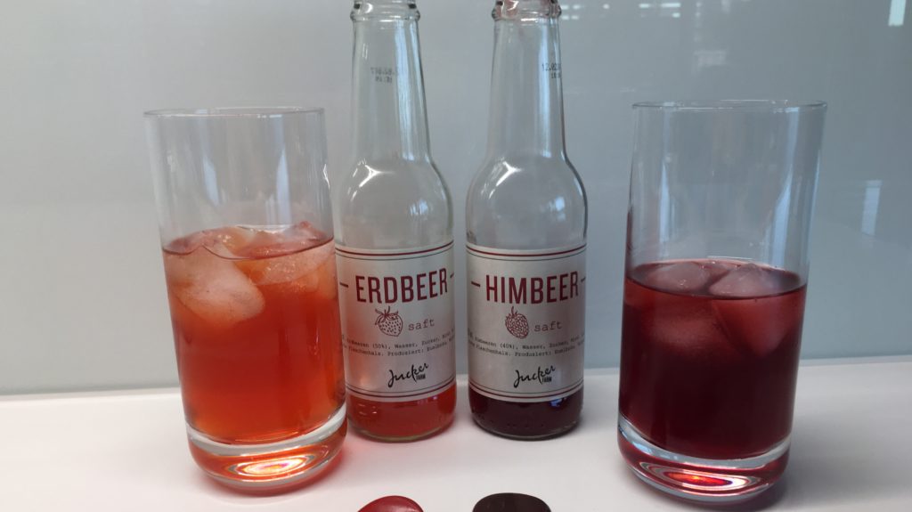 Beerensaft Degustation
