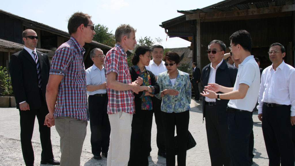 China besucht Juckerhof