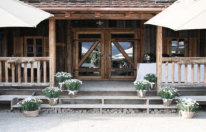 Bächlihof Schopf Hochzeit Eingang