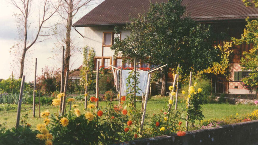 Garten der Juckers - heute da, wo der Lindenplatz ist.