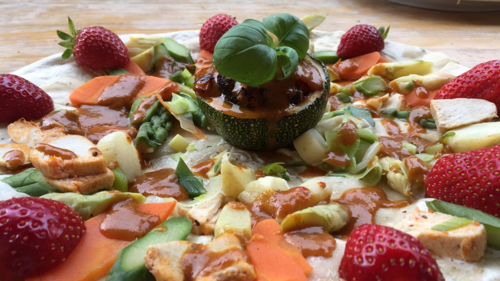 Gemuese Flammkuchen