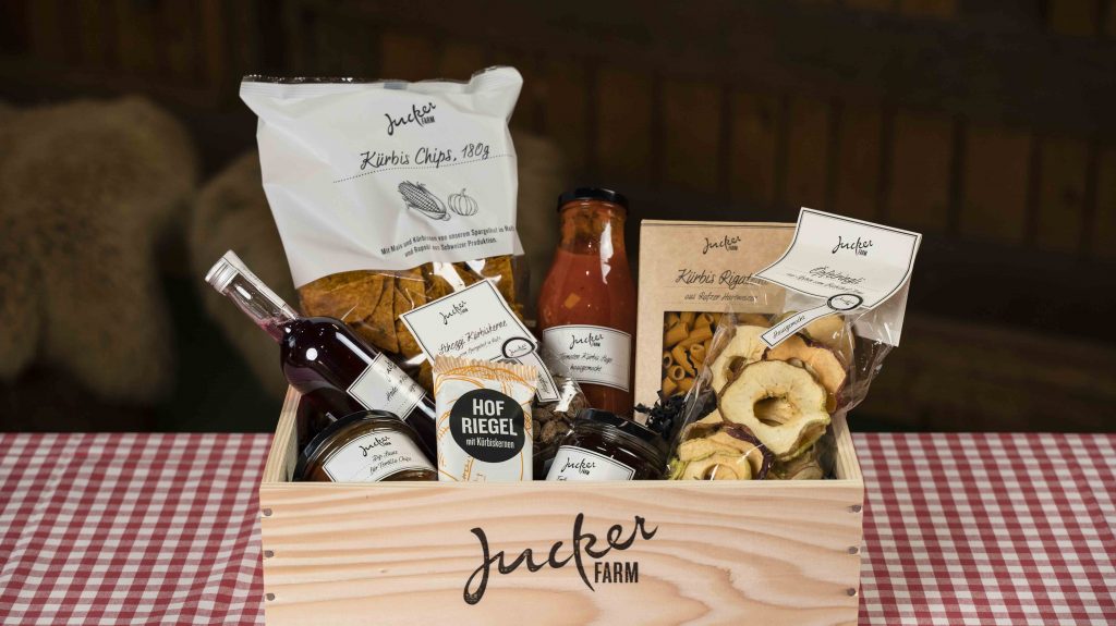 Jucker Farm Geschenkkiste Holz klein