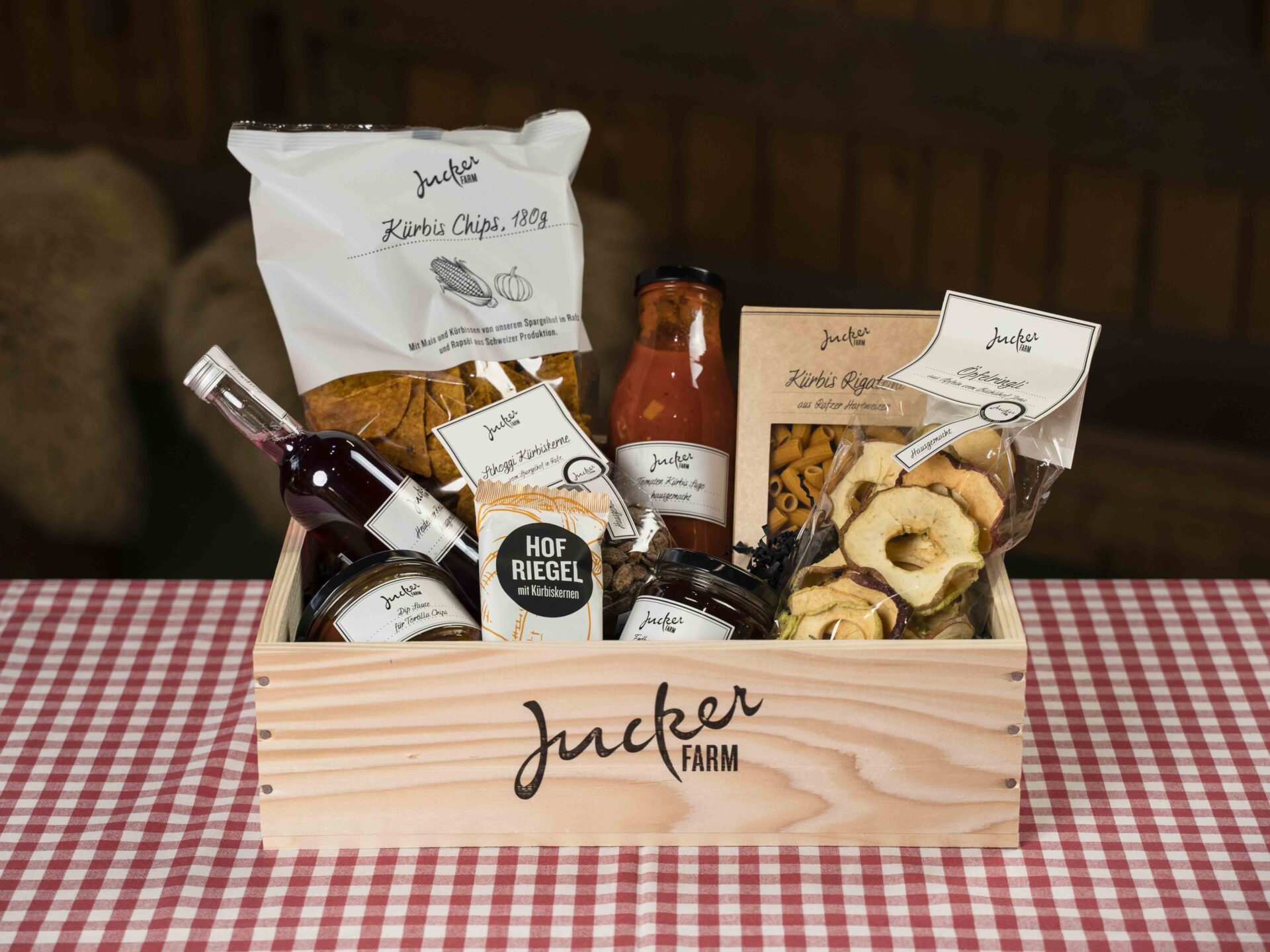 Jucker Farm Geschenkkiste Holz klein