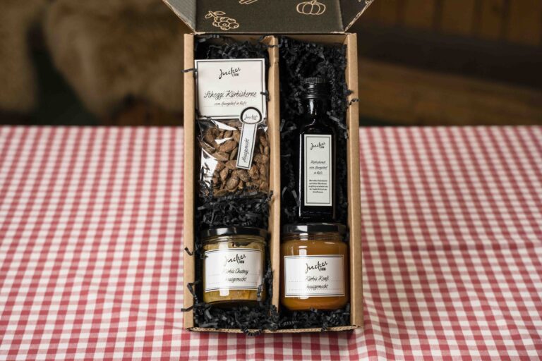 Geschenkbox Kürbis