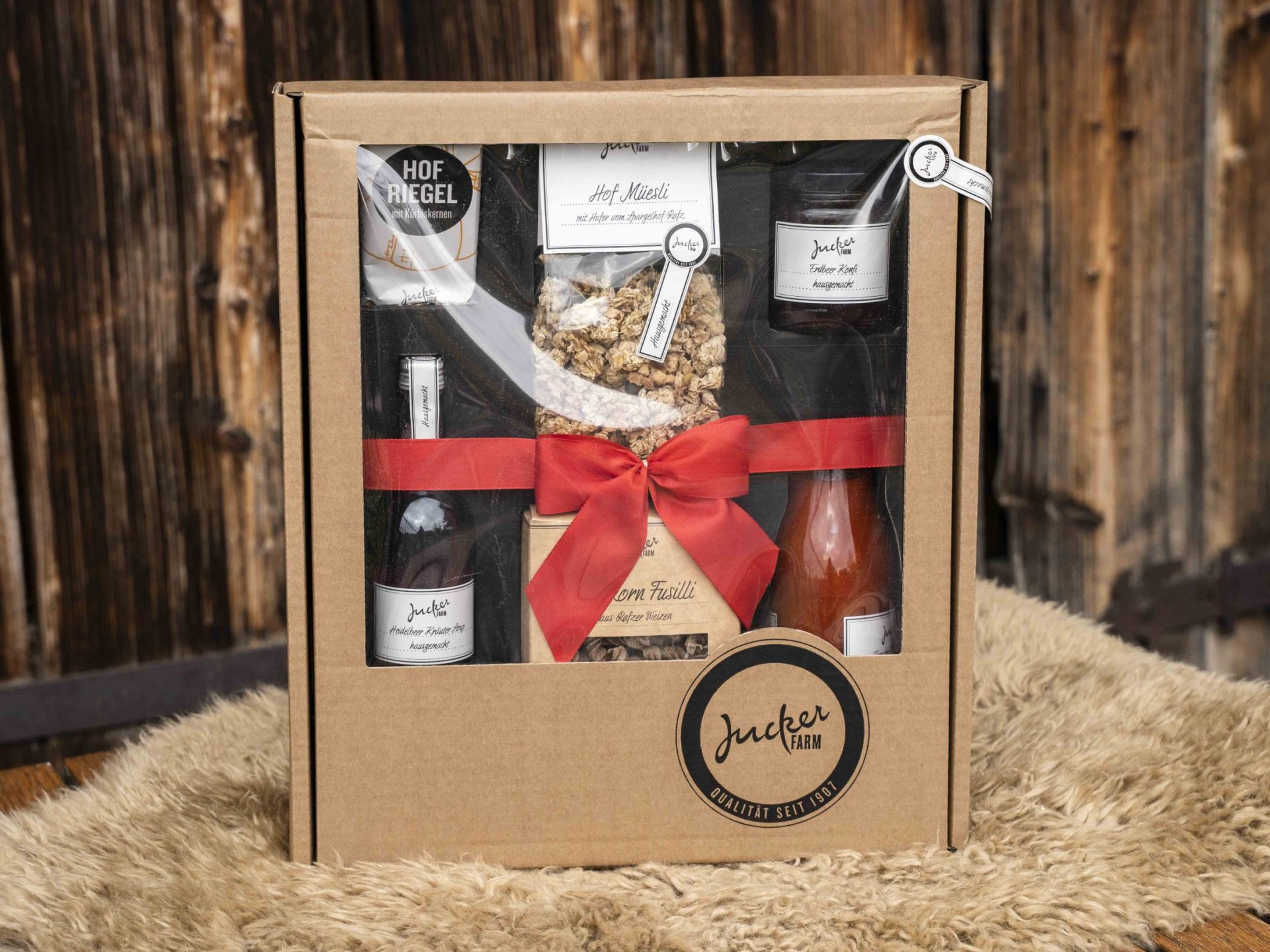 Geschenkkiste fixfertig zum Abholen gross