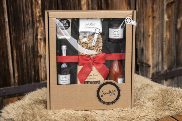 Geschenkkiste fixfertig zum Abholen gross