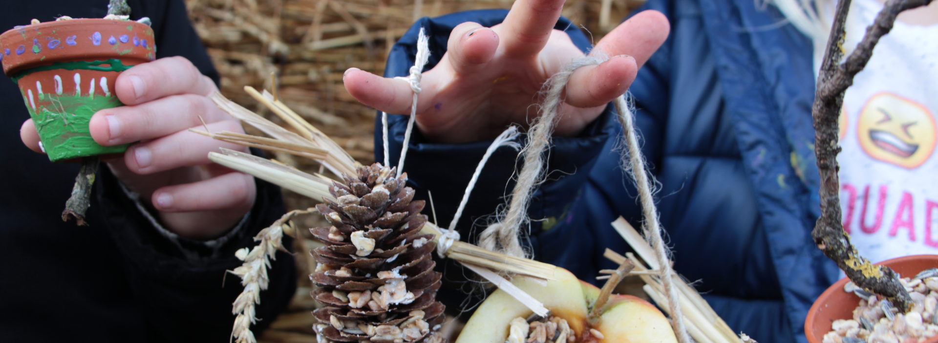 Juckerhof Kindernachmittag Vogelfutter