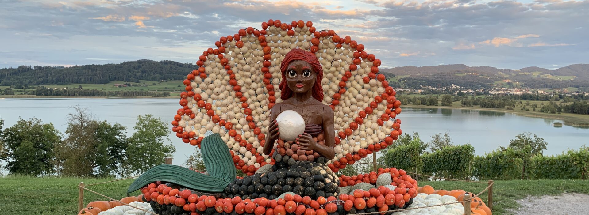 Kürbisfigur Arielle