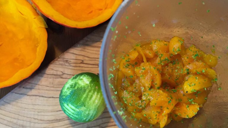 Kürbis-Limetten-Sorbet - Einfaches Rezept auf FarmTicker.ch Kürbis-Limetten-Sorbet - Einfaches Rezept auf FarmTicker.ch