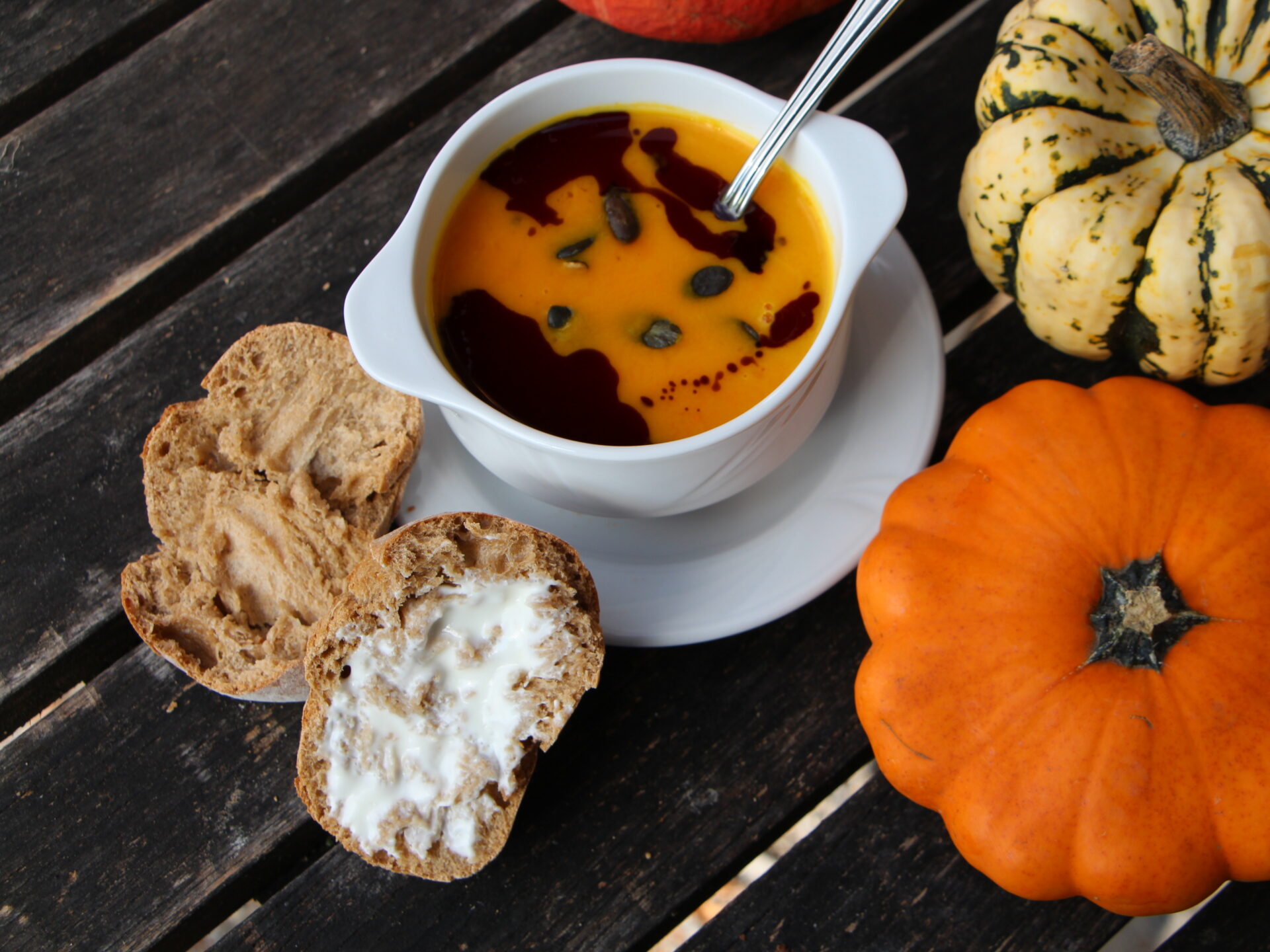 Restaurant Kürbissuppe