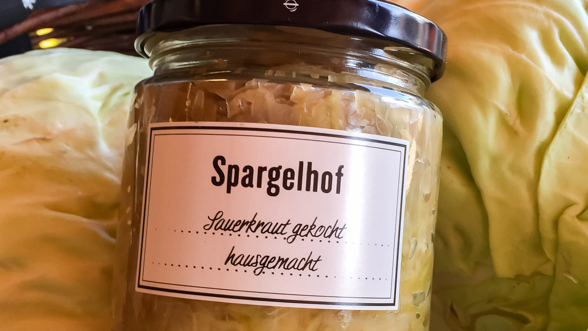 Sauerkraut im Glas