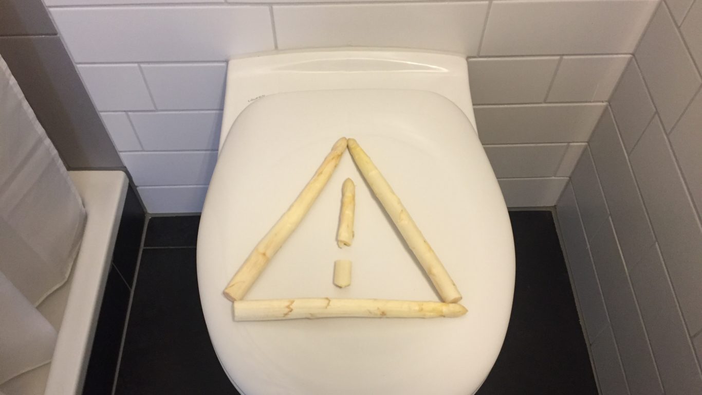 Wc Stinkt Nach Urin Trotz Putzen Spargelsaison auf dem WC - Spargel Urin stinkt - FarmTicker