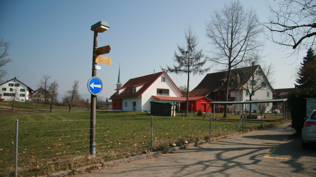 Wegweiser Parkplatz Seegraeben