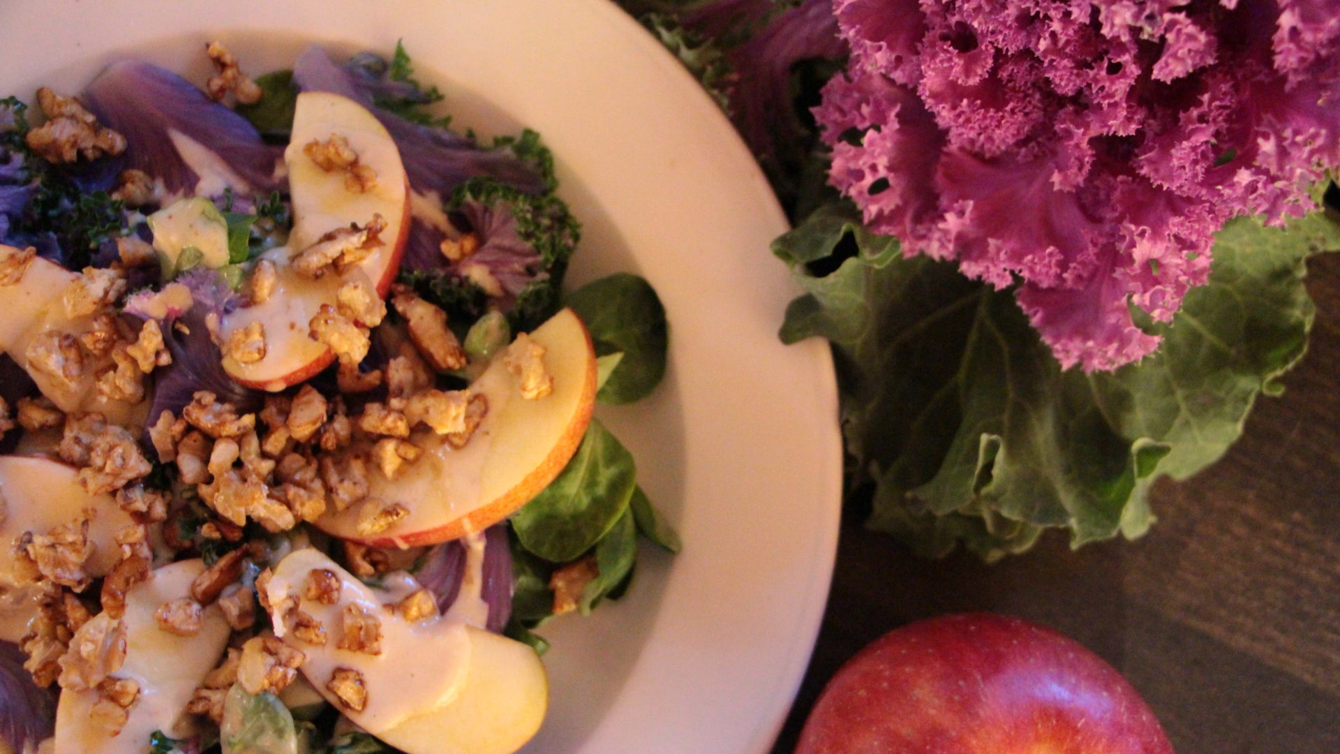 Wintersalat mit Äpfeln