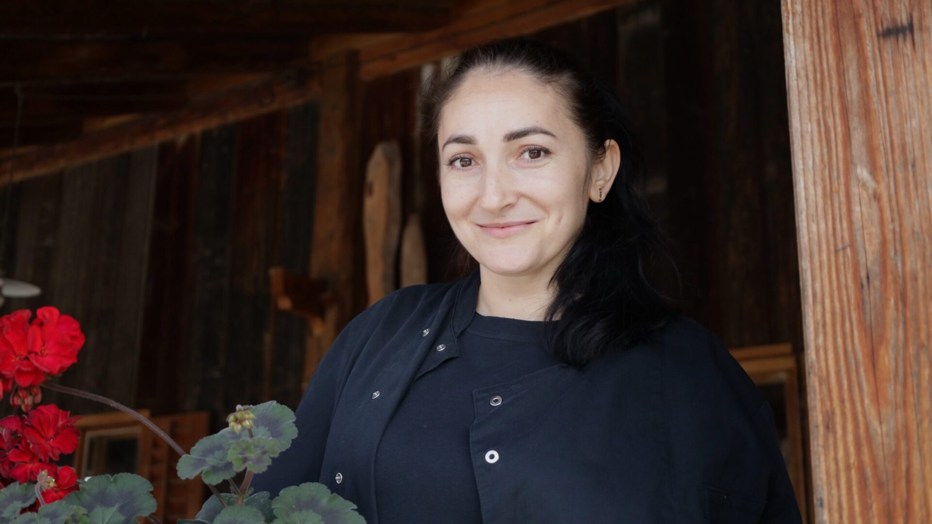 Andreea Mich auf dem Bächlihof
