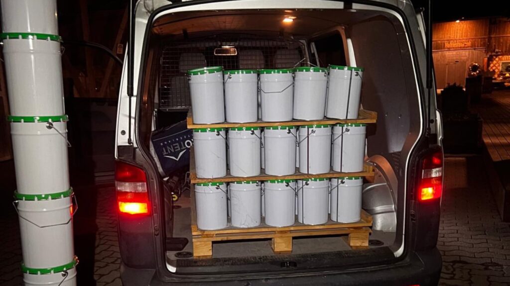 Frostkerzen im Auto