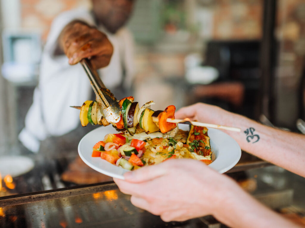 GrillZnacht im Sommer auf dem Juckerhof - BBQ Buffet