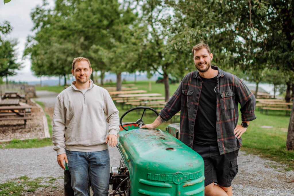 Co Leitung Jucker Farm Bächlihof: Thomas Dietiker und Andrin Peter