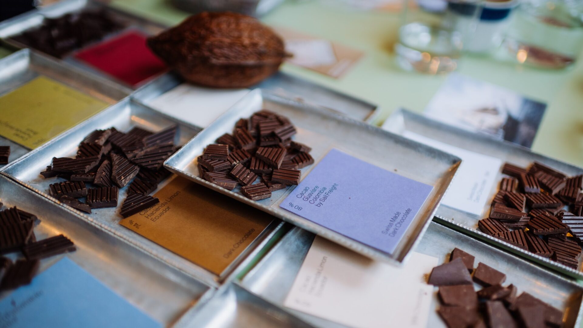 laflor Schokolade zum Degustieren