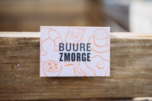 Geschenkkarte für einen Buurezmorge