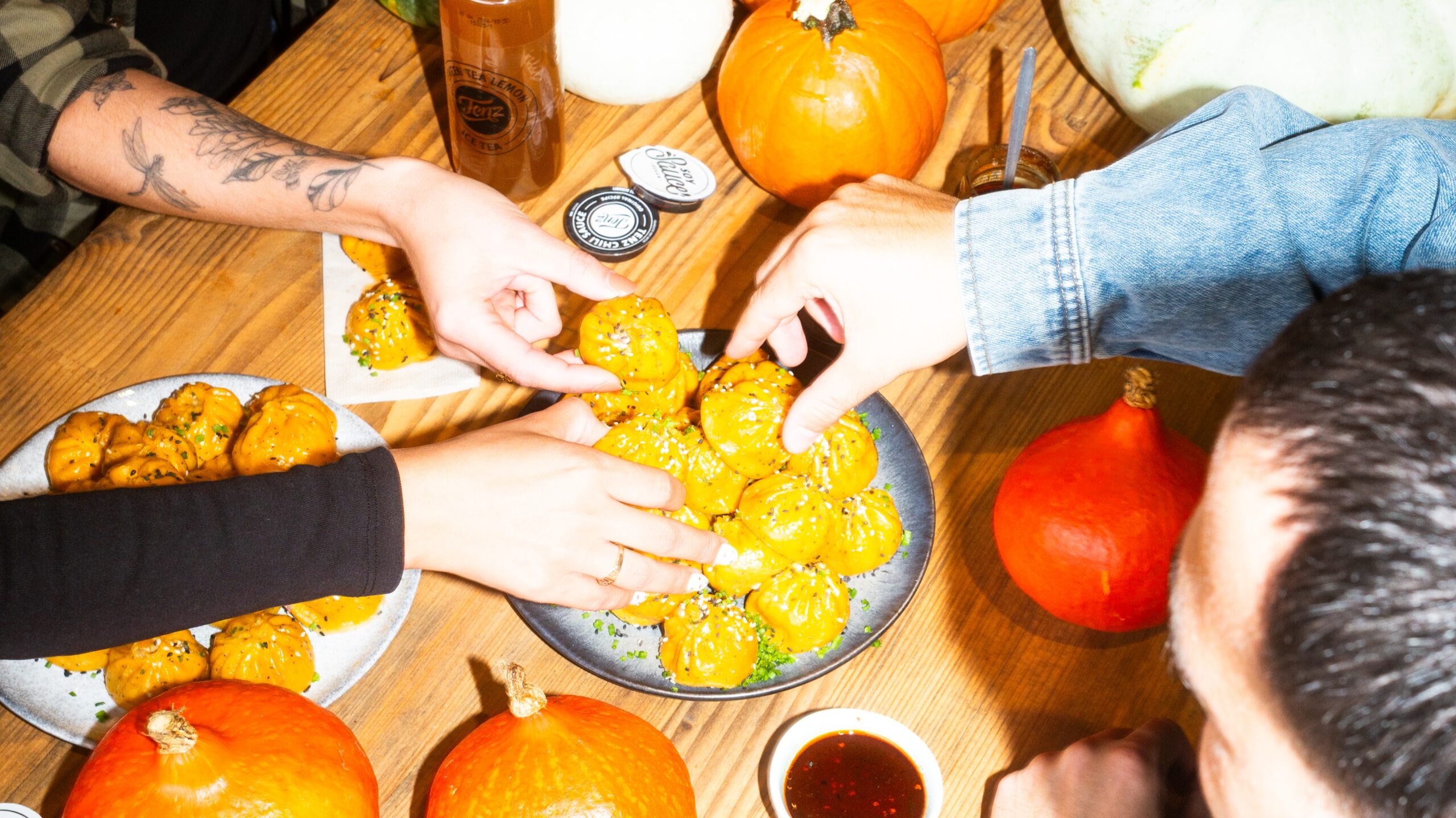 Kürbis-Momo von Tenz und Jucker Farm