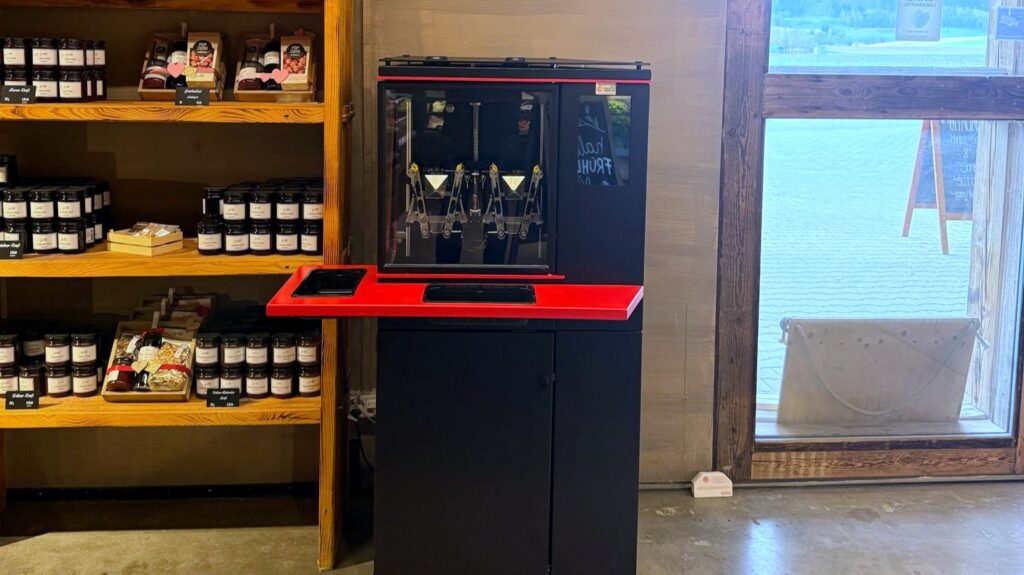 Unsere Spargelschälmaschine